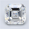 Diamante Natural 2.04 quilates, Asscher , Color E, claridad VVS1 y certificado GIA