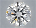 Lab Grown Diamond 1.09 Carats, Round with Excellent Cut, D Color, VS2 Clarity and Certified by IGI