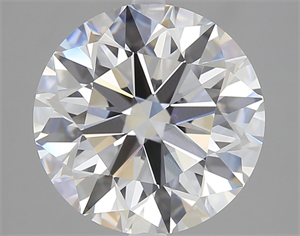 Picture of Lab Grown Diamond 4.04 Carats, Round with Excellent Cut, D Color, VS1 Clarity and Certified by GIA