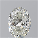 Natural Diamond 1.01 Carats, Oval with  Cut, J Color, VS2 Clarity and Certified by GIA