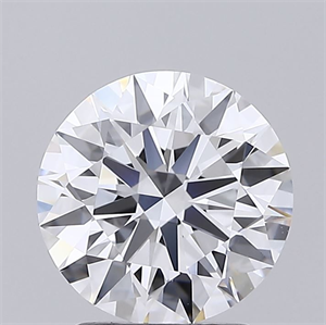 Picture of Lab Grown Diamond 2.25 Carats, Round with Ideal Cut, D Color, IF Clarity and Certified by IGI