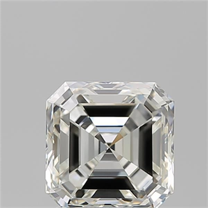 Foto Diamante Natural 2.01 quilates, Asscher , Color I, claridad VVS2 y certificado GIA de