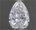 Natural Diamond 0.30 Carats, Pear with  Cut, D Color, VS1 Clarity and Certified by GIA
