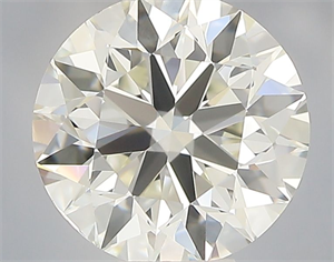 Picture of Natural Diamond 0.90 Carats, Round with Excellent Cut, I Color, VVS2 Clarity and Certified by IGI