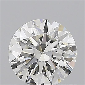 Picture of Natural Diamond 0.70 Carats, Round with Excellent Cut, H Color, VS2 Clarity and Certified by GIA
