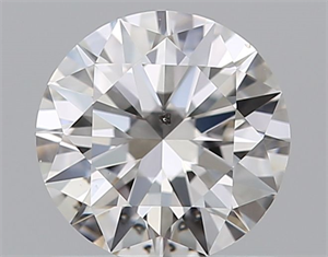 Picture of Natural Diamond 0.71 Carats, Round with Excellent Cut, D Color, SI1 Clarity and Certified by GIA