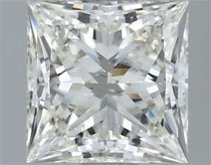 Picture of Natural Diamond 1.71 Carats, Princess with  Cut, I Color, VVS2 Clarity and Certified by IGI