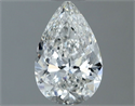 Natural Diamond 0.50 Carats, Pear with  Cut, G Color, I1 Clarity and Certified by GIA