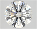 Natural Diamond 2.03 Carats, Round with Excellent Cut, H Color, SI1 Clarity and Certified by GIA