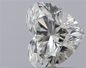 Picture of Natural Diamond 0.51 Carats, Heart with  Cut, H Color, VVS1 Clarity and Certified by GIA