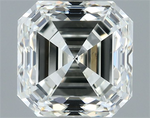 Picture of Natural Diamond 1.00 Carats, Asscher with  Cut, I Color, VS1 Clarity and Certified by IGI