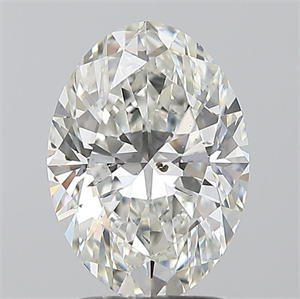 Picture of Natural Diamond 2.02 Carats, Oval with  Cut, H Color, SI2 Clarity and Certified by GIA