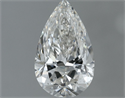Natural Diamond 0.50 Carats, Pear with  Cut, I Color, SI2 Clarity and Certified by GIA