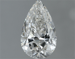 Picture of Natural Diamond 0.50 Carats, Pear with  Cut, I Color, SI2 Clarity and Certified by GIA