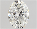 Natural Diamond 0.60 Carats, Oval with  Cut, G Color, SI1 Clarity and Certified by GIA