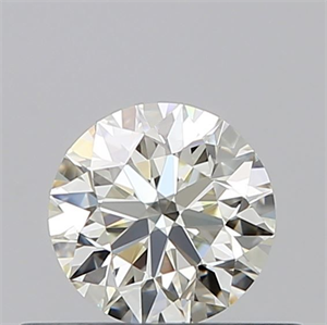 Picture of Natural Diamond 0.40 Carats, Round with Excellent Cut, L Color, VVS2 Clarity and Certified by GIA