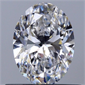 Diamante Natural 0.53 quilates, Ovalado , Color D, claridad SI1 y certificado GIA