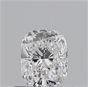 Natural Diamond 0.50 Carats, Cushion with  Cut, D Color, VVS2 Clarity and Certified by GIA