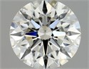 Diamante Natural 0.51 quilates, Redondo , Color J, claridad SI2 y certificado GIA