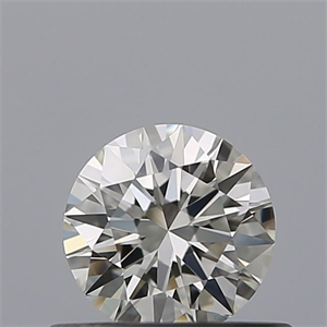 Picture of Natural Diamond 0.41 Carats, Round with Excellent Cut, H Color, IF Clarity and Certified by IGI