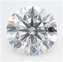 Lab Grown Diamond 3.66 Carats, Round with Ideal Cut, D Color, IF Clarity and Certified by IGI