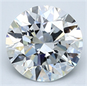 Diamante Natural 3.86 quilates, Redondo , Color F, claridad VS1 y certificado GIA