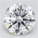 Lab Grown Diamond 2.46 Carats, Round with Excellent Cut, D Color, VVS1 Clarity and Certified by GIA