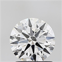 Del inventario de diamantes de laboratorio, 1.51 quilates, Redondo , Color F, claridad VVS2 y certificado IGI