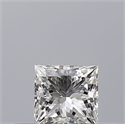 Natural Diamond 0.24 Carats, Princess with  Cut, F Color, VVS1 Clarity and Certified by GIA