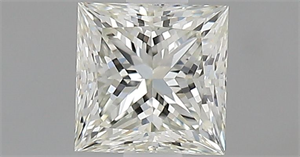 Picture of Natural Diamond 0.71 Carats, Princess with  Cut, I Color, VVS2 Clarity and Certified by IGI