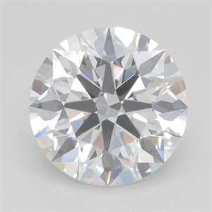 Picture of Lab Grown Diamond 3.38 Carats, Round with Excellent Cut, D Color, VVS1 Clarity and Certified by GIA