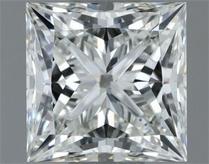 Picture of Natural Diamond 1.06 Carats, Princess with  Cut, H Color, VS1 Clarity and Certified by IGI