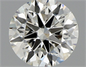 Natural Diamond 0.40 Carats, Round with Excellent Cut, J Color, SI1 Clarity and Certified by GIA