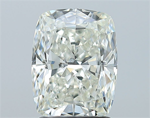 Foto Diamante Natural 1.84 quilates, Del cojín , Color J, claridad SI2 y certificado GIA de