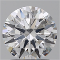 Lab Grown Diamond 1.53 Carats, Round with Ideal Cut, D Color, IF Clarity and Certified by IGI