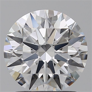 Picture of Lab Grown Diamond 1.53 Carats, Round with Ideal Cut, D Color, IF Clarity and Certified by IGI