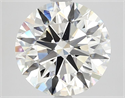 Diamante Natural 2.90 quilates, Redondo , Color H, claridad VS1 y certificado GIA