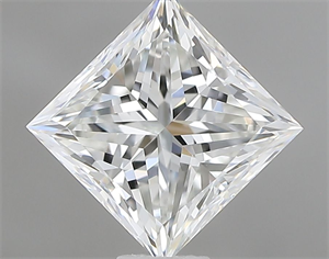 Picture of Natural Diamond 0.81 Carats, Princess with  Cut, H Color, VVS1 Clarity and Certified by GIA
