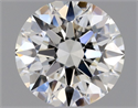 Diamante Natural 0.50 quilates, Redondo , Color H, claridad VVS1 y certificado GIA