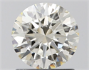 Natural Diamond 1.11 Carats, Round with Excellent Cut, J Color, VS1 Clarity and Certified by IGI