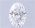 Natural Diamond 3.02 Carats, Oval with  Cut, D Color, VS2 Clarity and Certified by GIA