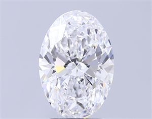 Picture of Natural Diamond 3.02 Carats, Oval with  Cut, D Color, VS2 Clarity and Certified by GIA