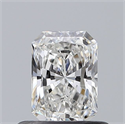 Natural Diamond 0.50 Carats, Radiant with  Cut, F Color, VS1 Clarity and Certified by GIA