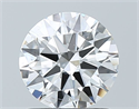 Natural Diamond 1.01 Carats, Round with Excellent Cut, F Color, SI2 Clarity and Certified by GIA
