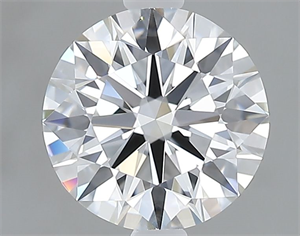 Picture of Lab Grown Diamond 1.66 Carats, Round with Excellent Cut, E Color, VVS1 Clarity and Certified by GIA