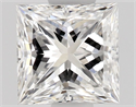 Natural Diamond 0.53 Carats, Princess with  Cut, D Color, VVS1 Clarity and Certified by GIA