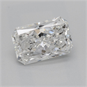 Diamante Natural 1.20 quilates, Radiante , Color F, claridad SI2 y certificado GIA