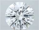 Natural Diamond 5.21 Carats, Round with Excellent Cut, G Color, SI2 Clarity and Certified by GIA