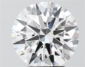 Picture of Lab Grown Diamond 3.42 Carats, Round with Excellent Cut, D Color, VVS1 Clarity and Certified by IGI