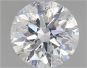 Natural Diamond 1.00 Carats, Round with Excellent Cut, E Color, I1 Clarity and Certified by GIA